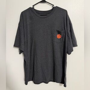 Drake Dark Gray Men's T-Shirt with Clemson Design